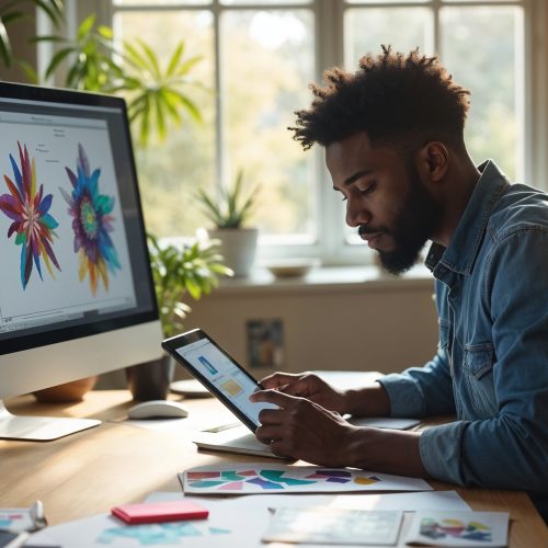 person-doing-their-graphic-design-job
